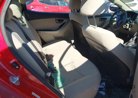 2014 Hyundai Elantra Se (Ulsan Plant) from USA, damaged, VIN KMHDH4AE1EU083381